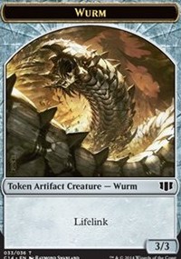 (image for) Wurm (Lifelink) // Goat Double-sided Token